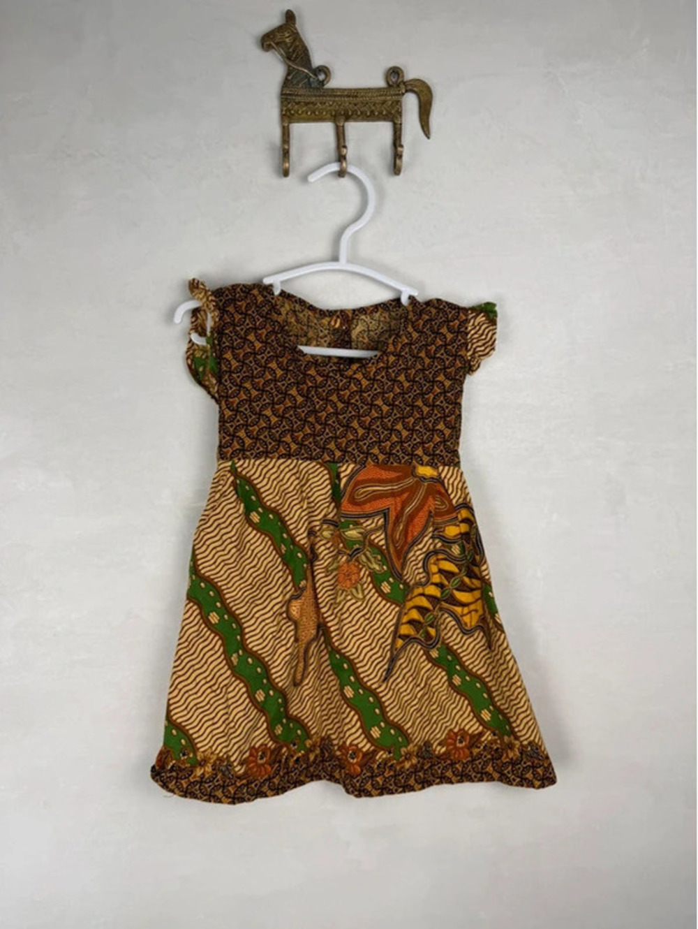Vintage floral pattern blouse/dress 12 to 24 months